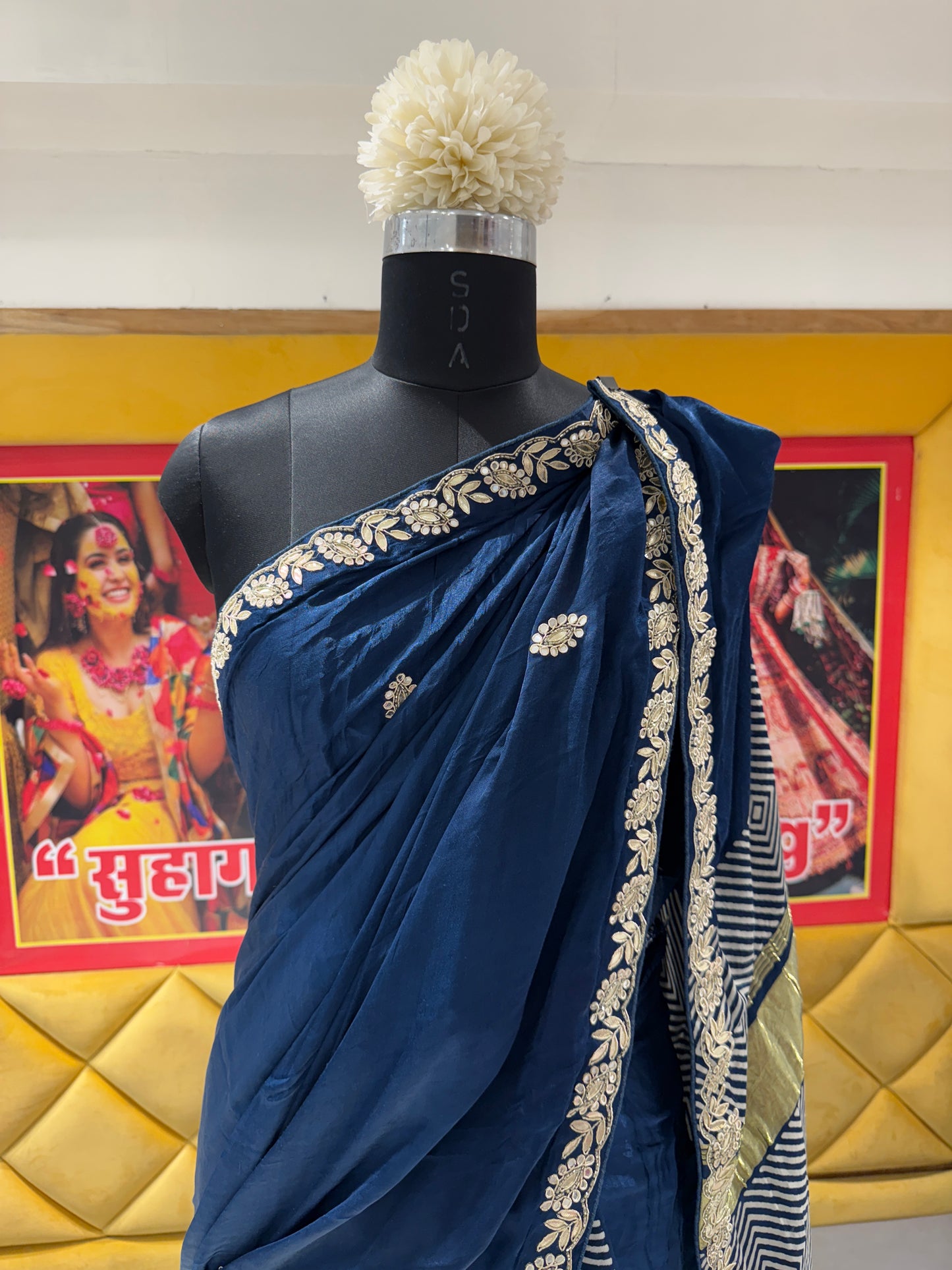 Royal and Exclusive Ajrakh Saree