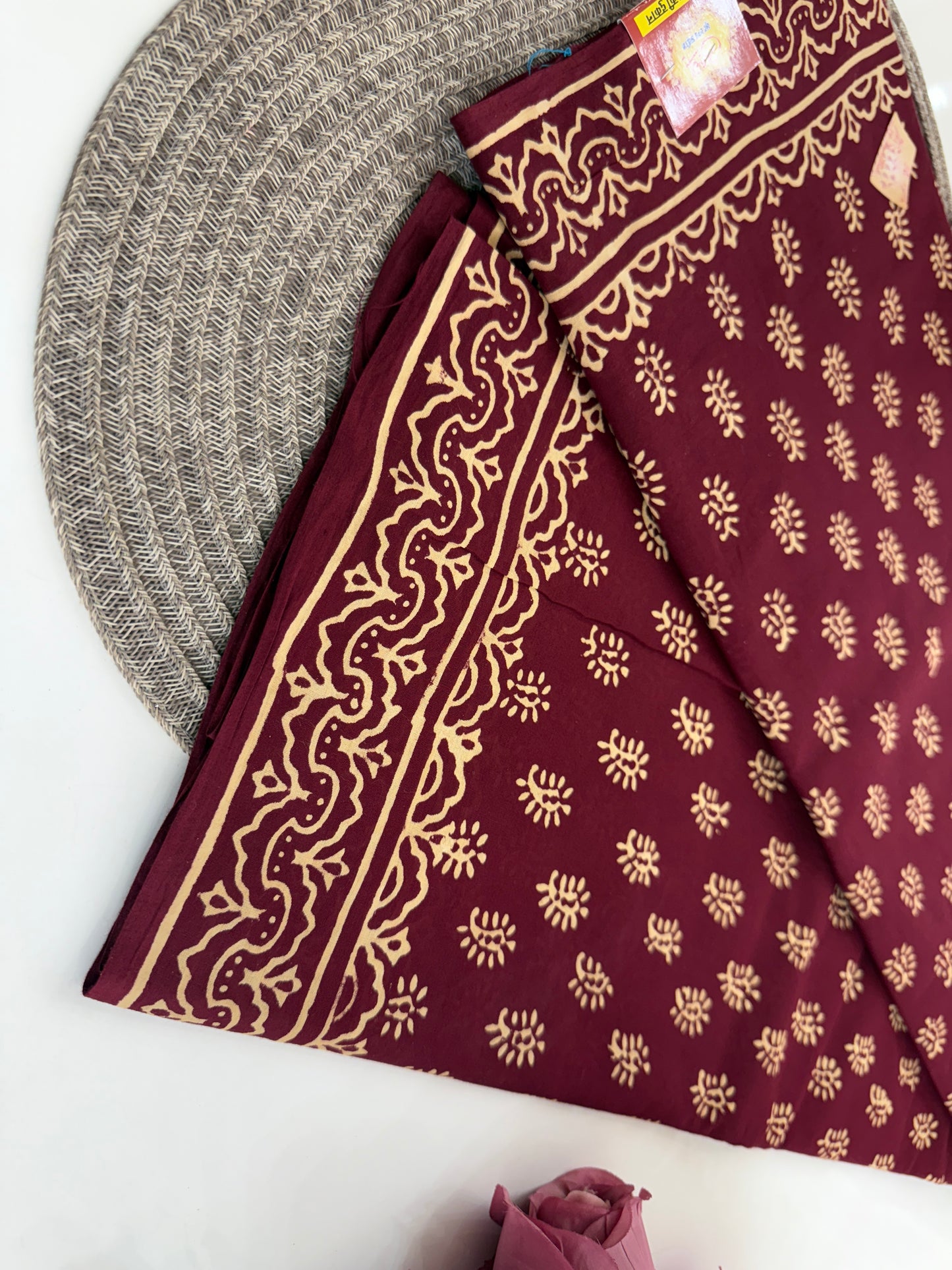 Pure Cotton Block Print Dn-4220