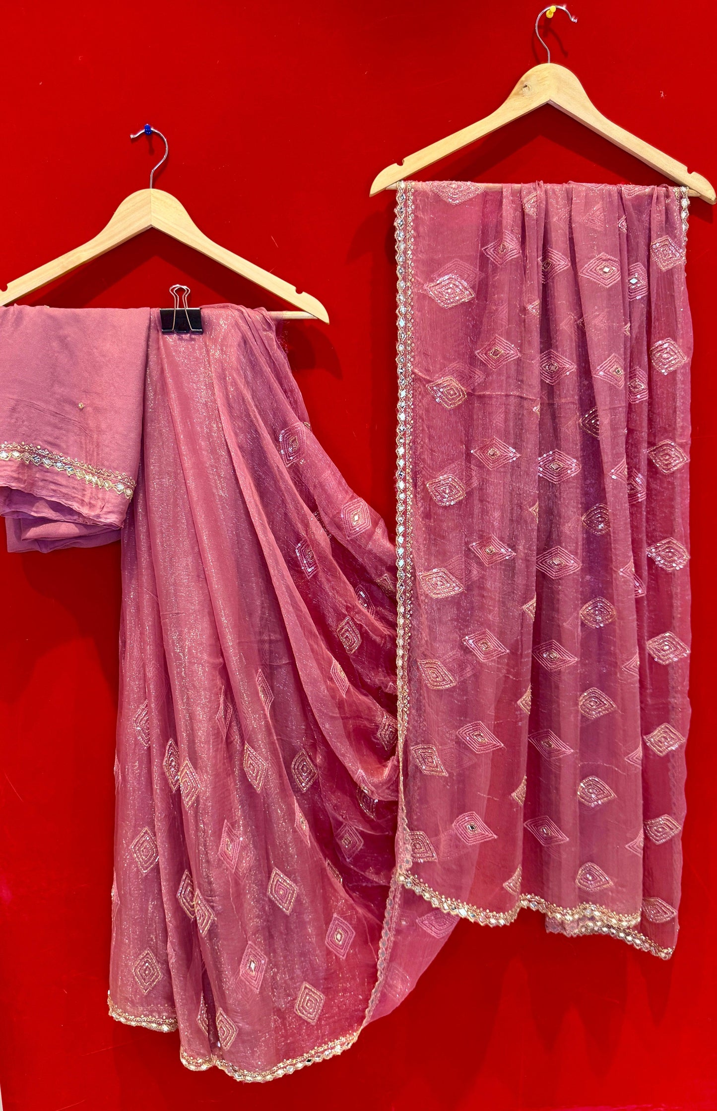 Onion Sweety Chiffon Saree