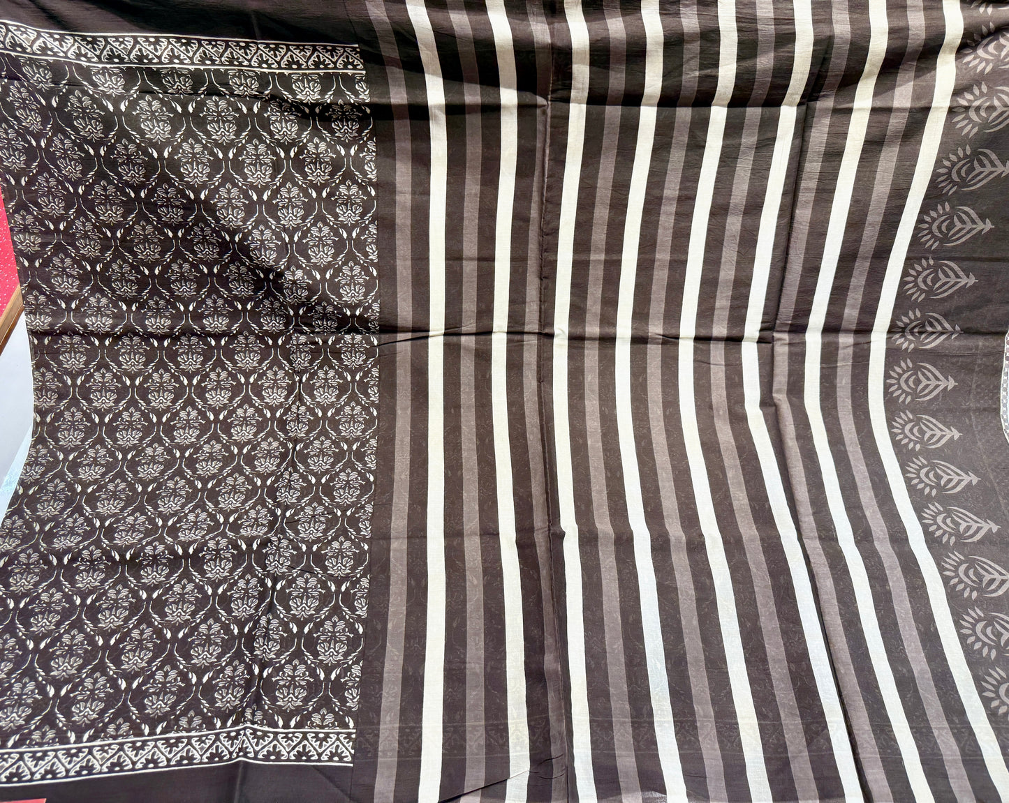 Pure Cotton Block Print Dn-4235