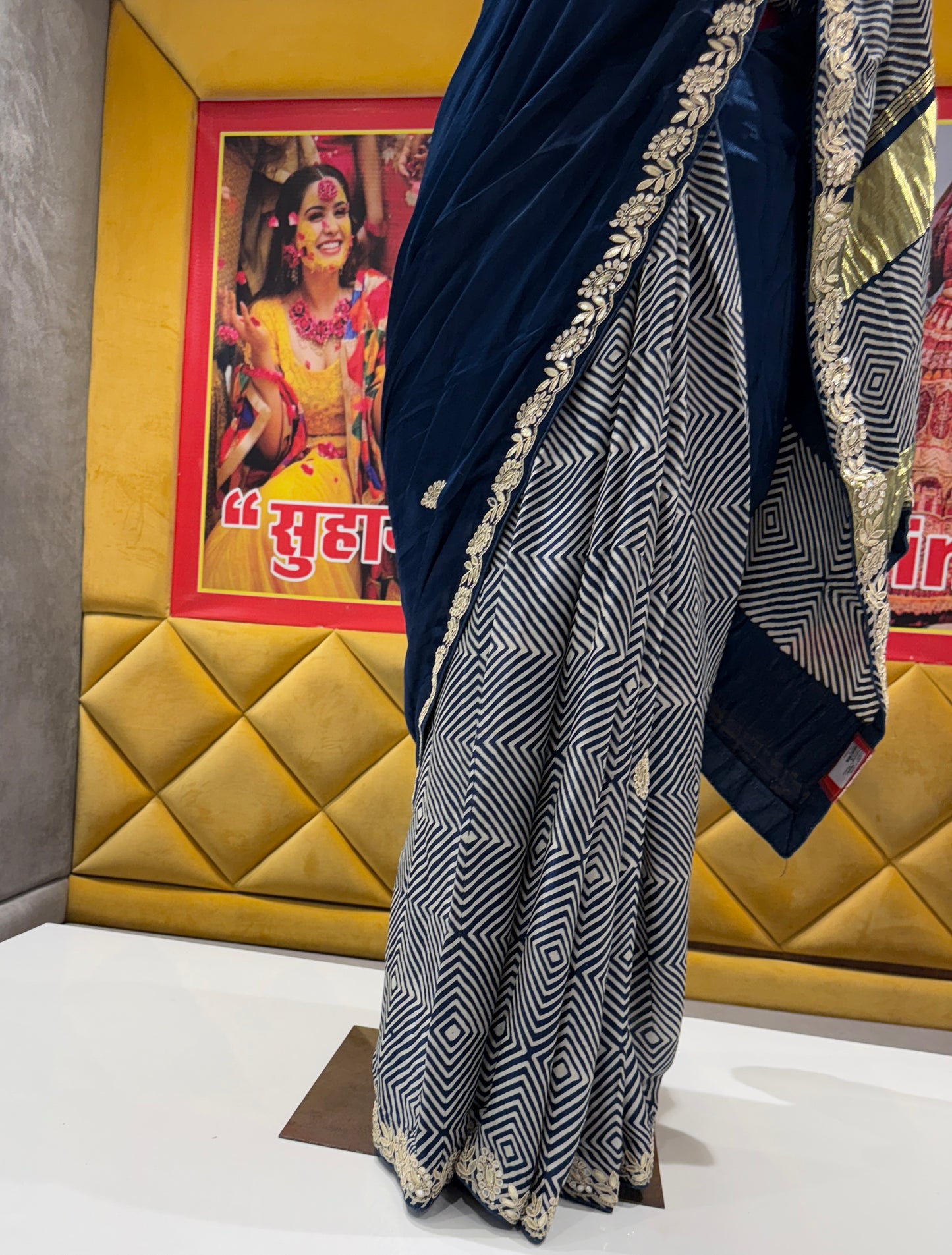 Royal and Exclusive Ajrakh Saree