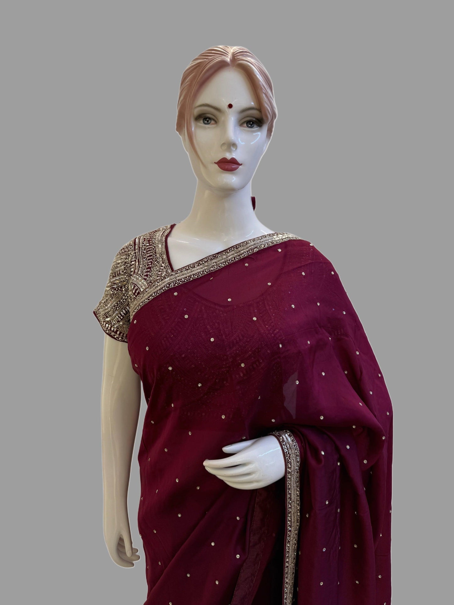 Heavy Blouse Saree