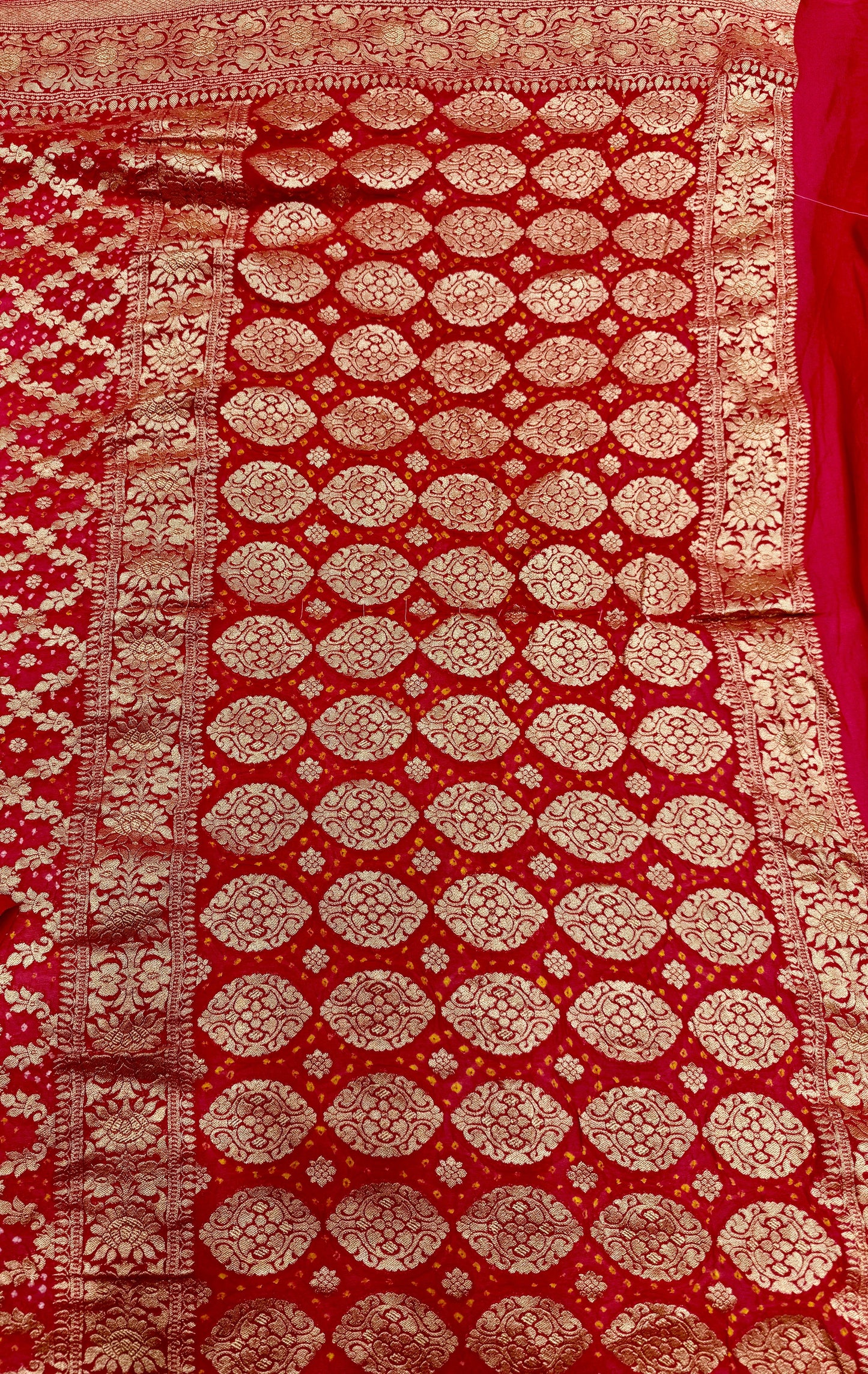 Hand Bandhej Pure Saree