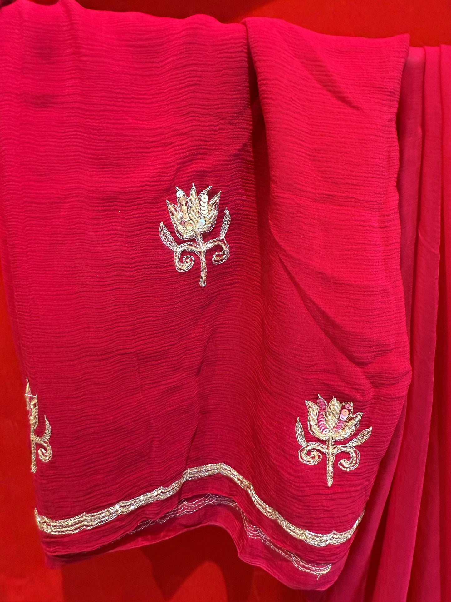 Diamond Chiffon Saree