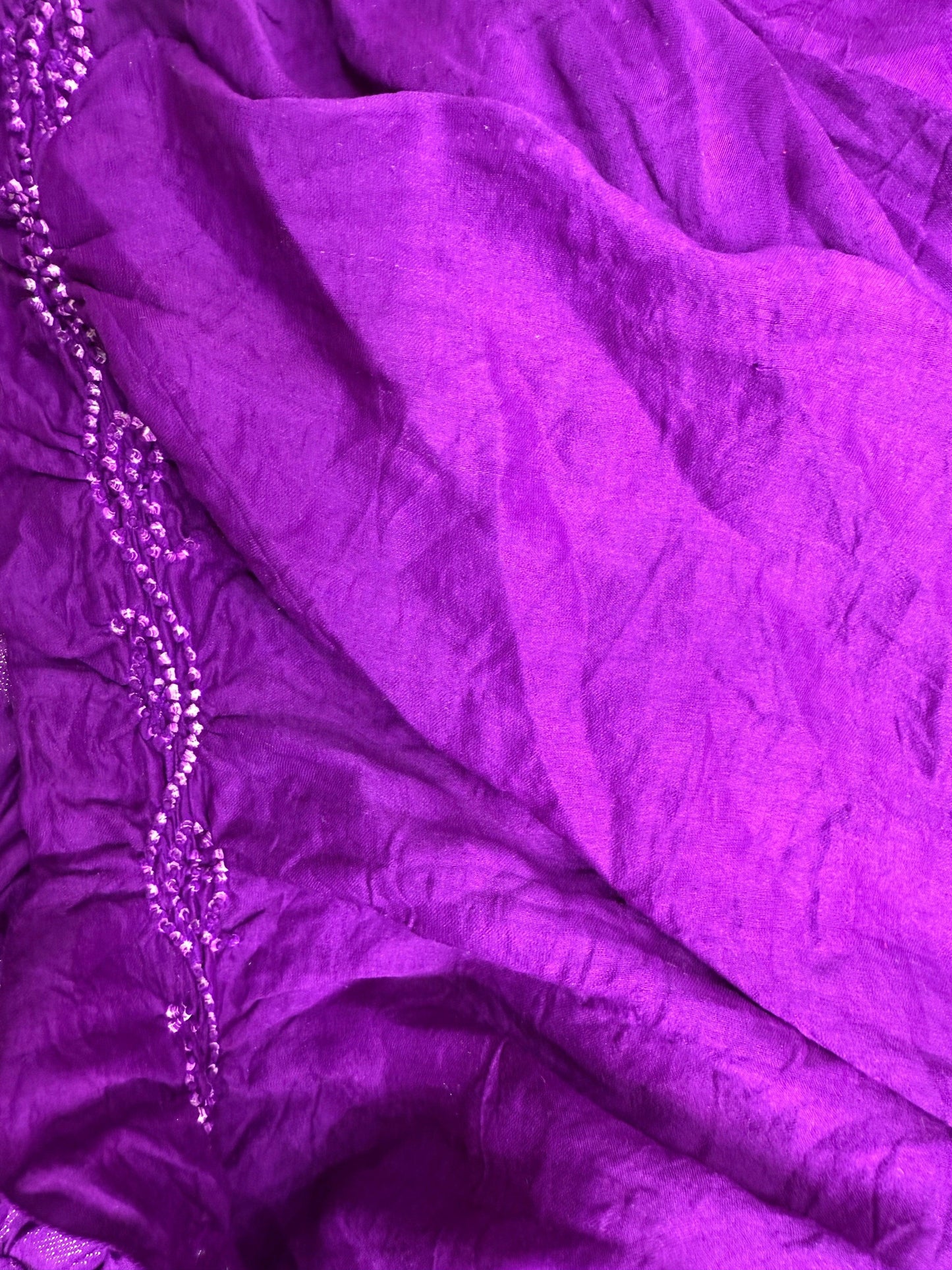 Pure Gajji Silk Bandhej Gharchola Saree