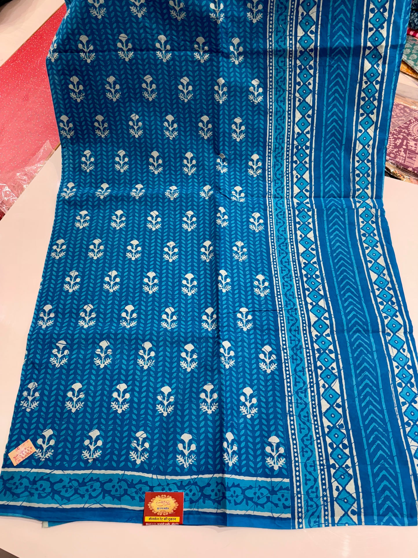 Pure Cotton Block Print Dn-4351